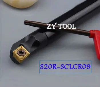 S20R-SCLCR09 CNC Nudné Bar, otáčania nástroja,Interné nástroje na sústruženie,Držiaka nástroja,Sústruh nástroj na rezanie,CNC nudné bar pre CCMT09T304/08