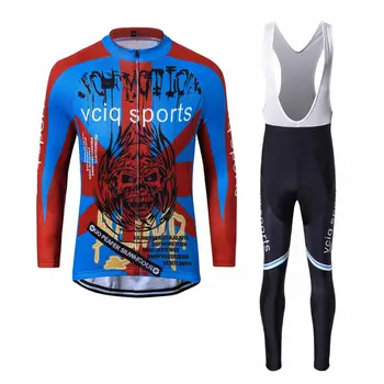 2020 zimné Cyklistika Dres Pro Team cyklus Cyklistické Oblečenie 9D Bib Šortky Nastaviť Mužov MTB Ropa Ciclismo Anti-UV Cyklistické Oblečenie