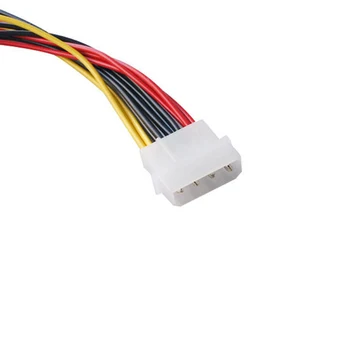 300usd zhenmao 4 pin IDE Molex na 3 Serial ATA Napájania SATA Splitter Predlžovací Kábel Konektory
