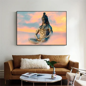 Pána Šivu Wall Art Plátne Obrazy Hinduistických Bohov Domov Dekoratívne Plátno Umenie Výtlačkov Hinduizmus Umenie Fotografie Pre Obývacia Izba Cuadros