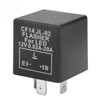 3-Pin Auto, Motocykel, Univerzálne Nastaviteľné LED Flasher Relé pre Zase Signálneho Svetla Hyper Flash Fix 12V Relais clignotant Flasher