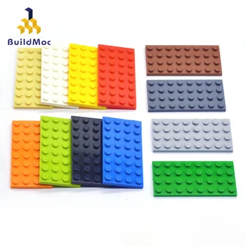 40pcs DIY Stavebné Bloky Tenké Údaje Tehly 4x8 Bodky 12Color Vzdelávacie Veľkosťou Kompatibilné S lego Hračky pre Deti,