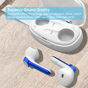 TWS Bezdrôtová 5.0 Slúchadlá s Nabíjanie Prípade 3D Stereo In-Ear Slúchadlá s Mikrofónom Hovor