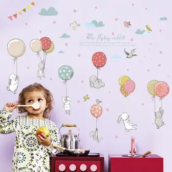 Detské tapety, nálepky samolepiace ubytovni spálňa pozadí dekorácie škôlky dekor muurstickers voor kindere