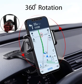 2020 Nové Nastaviteľné HUD Auto Tabuli Telefón Stojan GPS Auto Klipy Držiteľ Parkovanie Číslo pre Mobilný Telefón IPhone Auto Stojí Podporu