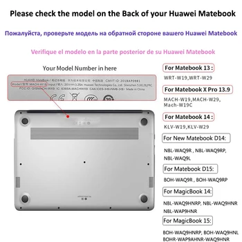 Notebook Plný Chránič Prípade Huawei Matebook D14 D15 2020 Pevný Prenosný Kryt Pre Matebook 13 14 X Pro Česť Magicbook 14 15