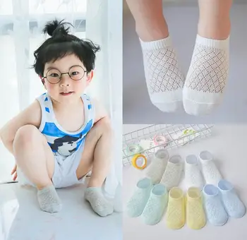 5 Párov/Veľa detské Letné ponožky, bavlnené ponožky, papuče cathy ultra-tenké priedušný oka baby chlapci, dievčatá ponožky vysokej kvality