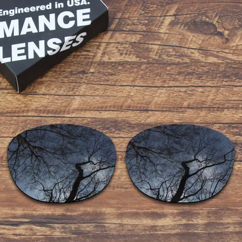 ToughAsNails Polarizované Náhradné Šošovky pre Oakley Západku slnečné Okuliare Farba Čierna (Objektív Iba)