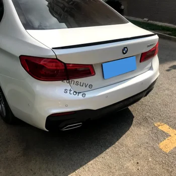 Použitie Pre BMW 5 Series G30 2018-2020 Rok M5 Spojler Športové ABS Plast Uhlíkových Vlákien Vzhľad Zadnej batožinového priestoru Krídla karosériu Auta Príslušenstvo