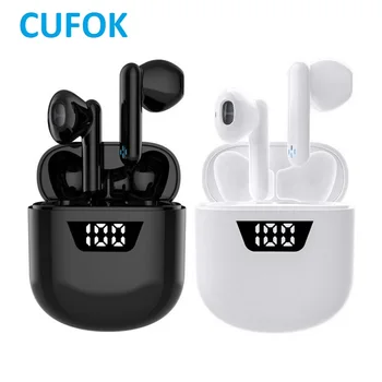 CUFOK P66 TWS Bluetooth Slúchadlá Pravda Bezdrôtové Slúchadlá HiFi Basy Športové Slúchadlá Mikrofónom Herné Headset S Nabíjanie Prípade