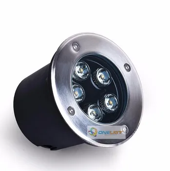 6pcs 5x2W LED Podzemné Svetlo Inground Lampa Pochovaný Poschodí Palube Pozornosti AC85-265V DC12V Vonkajšie Osvetlenie Teplé Pohode White10W
