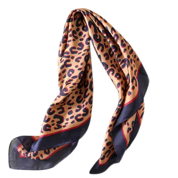 2020 Ženy Foulard Malé Hodvábne Šatky Na Hlavu Hidžáb Dámy Šátek Leopard Šatkou Zábal Šál Pareo Bandanna Žena Pashmina Šatka Na Krk