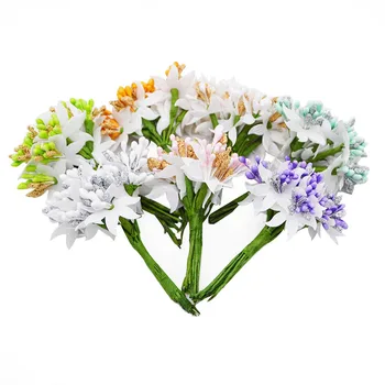 72pcs/veľa Moruša Strany Umelé Kvety Stamen Bobule Scrapbooking Plavidlá DIY Veniec Svadobný Dar Box Dekor Falošné Kvety