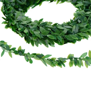 7.5 M Umelé Ivy Garland Listy Zelené Listy Simulované Viniča Pre Svadobné Party Obrad Diy Čelenky