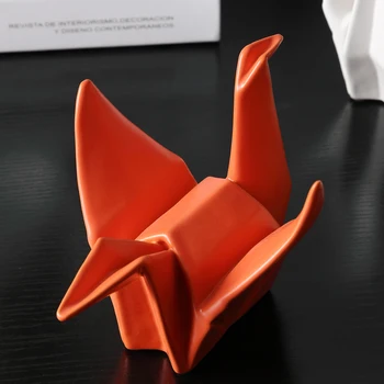 2020 Nové Nordic Tvorivé Moderné Abstraktné Keramické Origami Sochy, Sošky Zvierat Socha, Pre Domáce Dekorácie, Darčeky 1