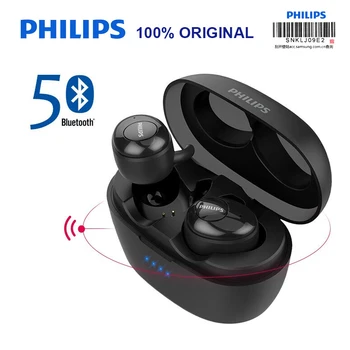 Originál PHILIPS SHB2505 Bezdrôtový In-ear Headset Bluetooth 5.0 HiFi Duálny mikrofón hudby, športu Podpora úradné overenie