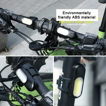 Odolné Koleso Zadné Svetlo Klasu Požičovňa Led Svetlo Dobíjacie USB Bezpečnostné zadné svetlo na Bicykli Vodotesné zadné Svetlo Výstražné Lampy