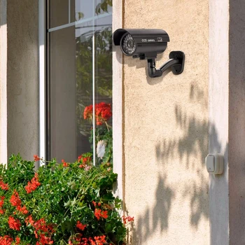 Ochrana TL-2600 Nepremokavé Vonkajšie Vnútorné Falošné Kamery Security Figuríny CCTV Kamery Noc CAM LED Svetlo, Farby