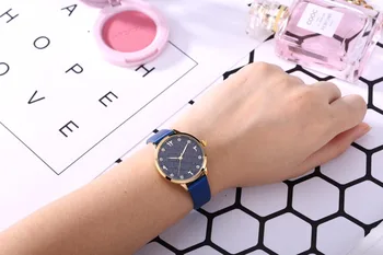 Luxusné Európske Štýl Dámske Hodinky Elegantné Veľké Dial Ženy Sledovať Arábia číslo náramkové hodinky,Japonské Hodinky Stroj