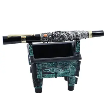 Jinhao Kovové Bronzové Vintage Plniace pero držiak Zber Ploche Dekorácia, Dekorácie, Doplnky