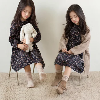 Jesenné Zimné Dievčenské Šaty s Dlhým Rukávom detské Oblečenie 4 6 8 10 12 14 Rokov, Deti Šaty Pre Dievča 2020 Vianočné Šaty Dievča