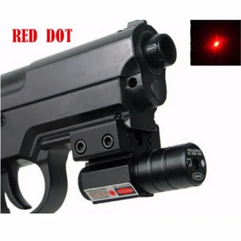 Hot Red Dot Laserový Zameriavač Pištole Nastaviteľné 11 mm 20 mm Železničnej Lov Doplnok 50-100M Rozsah 635-655nm Lov Optika Riflescopes