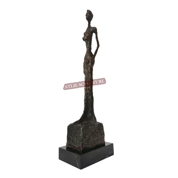 Giacometti Umelecké Reprodukcie Stojí Ženská Kostra Socha Figúrka Bronz Abstraktné Klasického Sochárstva Cenné Zbierky
