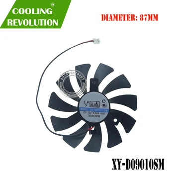 XY-D09010SM DC12V 2PIN grafika ventilátor pre MSI GeForce GTX 1650 AERO ITX 4G OC