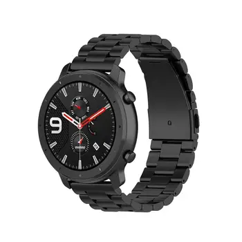 Nový Náramok z nerezovej watchband Pre Huami Amazfit GTR 47mm/42mm wriststraps pre Samsung Galaxy Sledovať 46 mm/42mm popruh 20 mm 22 mm