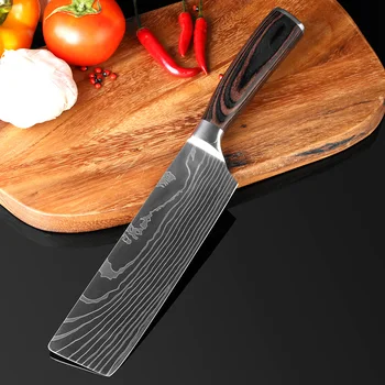 XITUO Kuchynské Nože z Nehrdzavejúcej Ocele Damasku obrazec Nôž Paka Dreva Rukoväť Ovocia, Zeleniny, Mäsa Varenie Nástroje Accessorie