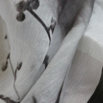 75 cm*138 cm Maľovanie na Hodváb Ľanu perlinkové tkaniny Tkaniny Šaty Šatku Textilné Slub Prírodné