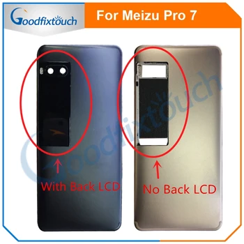 Pre Meizu Pro 7 Kryt Batérie Späť Kryt Prípade Sekundárnu obrazovku Späť na Bývanie Pre Meizu Pro7 Zadné Bývanie S LCD Späť