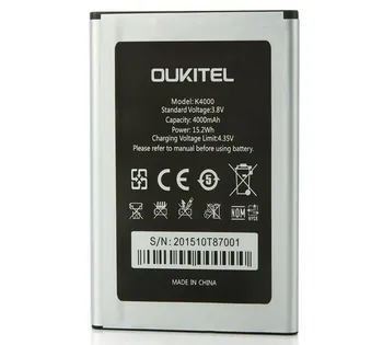 Nové Oukitel K4000 Originálne Batérie Vysokej Kvality 4000mAh Výmena Batérie Pre Oukitel K4000 Smart Phone
