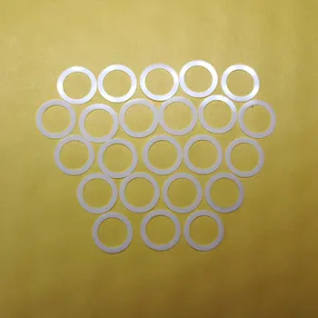 100ks M2 Polyester nylon izolačné plastové podložky hrúbky vysokej teploty, Hrúbky 0.1/0.2/0.25/0.3/0.5 mm