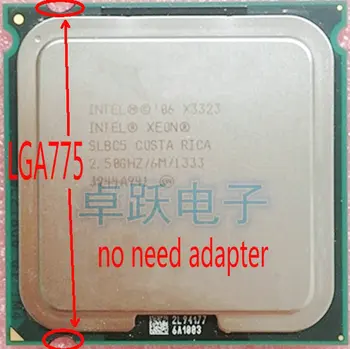 Intel Xeon X3323 Procesor 2.5 GHz/6M/1333 blízkosti LGA775 Core 2 Quad Q9400 cpuworks (LGA 775 doske nie je potreba adaptéra)