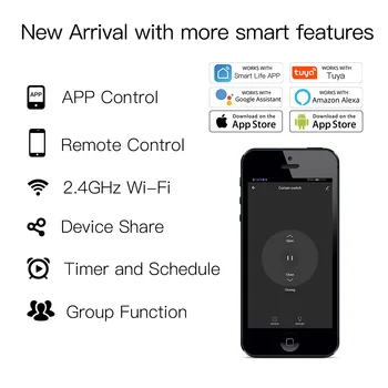 WiFi Mini Smart Opony Switch Modul Rolety Uzávierky Motor Smart Život Tuya APLIKÁCIU Diaľkové Ovládanie Práce s Alexa Domovská stránka Google