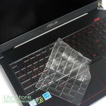15.6 palce notebook kryt klávesnice Chránič pre Asus ROG FX63VD STRIX GL503VD GL503VS GL503VM GL503 Fx63 FX503VD GL503G FX63V