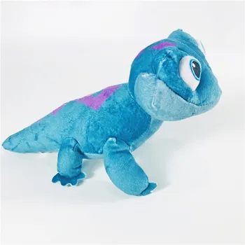 Roztomilý Oheň Ducha Modrá Lizard Fire Dragon Oblečenie pre Bábiku Cartoon Snehová Kráľovná Elsa Zvieratko Plyšové Hračky Chlapci Dievčatá Darček Hračky 25 cm