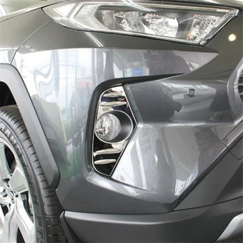 WELKINRY auto auto kryt pre Toyota RAV 4 V XA50 2018 2019 2020 RAV4 ABS chrome predné hlavu hmlové svetlo lampy výbava