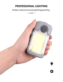 5W Slnečnej Energie Pozornosti Pracovné Svetlo 180 Stupňov Nastaviteľný Prenosné KLASU Lampa vstavanú Batériu, USB Nabíjateľné Pre Kempovanie Lampa