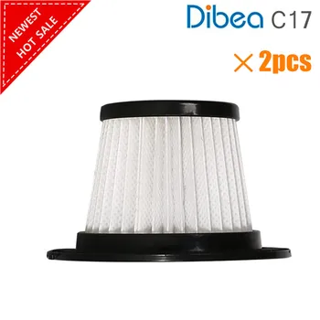 2 ks Výmeny Hepa Filter Pre Dibea C17 Bezdrôtový Stick Vysávač