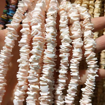 Nové Prírodné Shell perly svetla ružová irrgular tvar Oddelené korálky tvorby DIY pre Šperkov Náhrdelník náramok krásne príslušenstvo