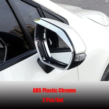 Pre Toyota Prius 2016 2017 ABS Chrome Auto spätné zrkadlo blok dážď obočie Kryt Výbava Auta Styling Príslušenstvo 2ks