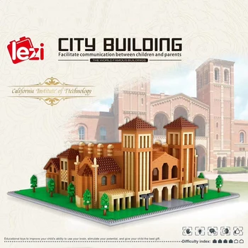 LZ8036 California Polytechnic University diamond stavebné bloky vysokej obtiažnosti creative assembly building hračky pre dary