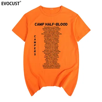 Tábor dvojakej krvi táborníci Percy Jackson Zábavné Long Island Zvuk Letné tričko Bavlna Mužov tričko ženy, ČAJ módne Bežné