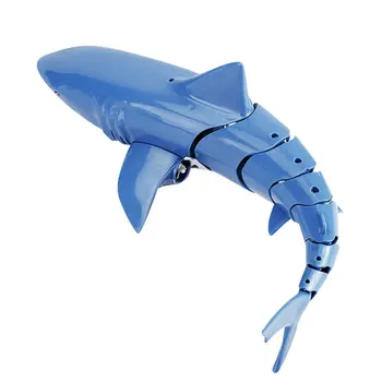 RC Simulácia Shark Hračky 2.4 G 4CH Nepremokavé Elektrické Diaľkové Ovládanie Žraloka Loď Bazén Kúpeľňa Deti Hračky Darček