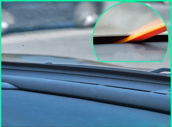 Predné sklo zvukotesné pás uprostred konzoly prístrojovej dosky medzera zvuk tesniace pásy Pre Honda Civic 2016-2018 10. Gen Sedan