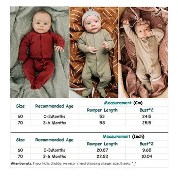Detské Oblečenie, Detská Baby Boy Girl Jeseň Oblečenie Pevný Pletený Romper Jumpsuit Oblečenie Oblečenie Jeden Kus Bavlna