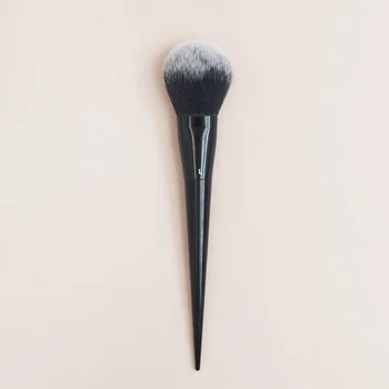 Profesionálne #1 Zúžené Veľké Powder Brush Black Dlhá Rukoväť make-up Štetec pre Voľnejšie Kompaktný Prášok