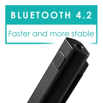 CALETOP Bluetooth Prijímač 3,5 mm Jack Stereo Audio Adaptér Bezdrôtovej siete Podpora TF Kariet AUX Súpravy do Auta Pre Spkeaker Slúchadlá Telefón